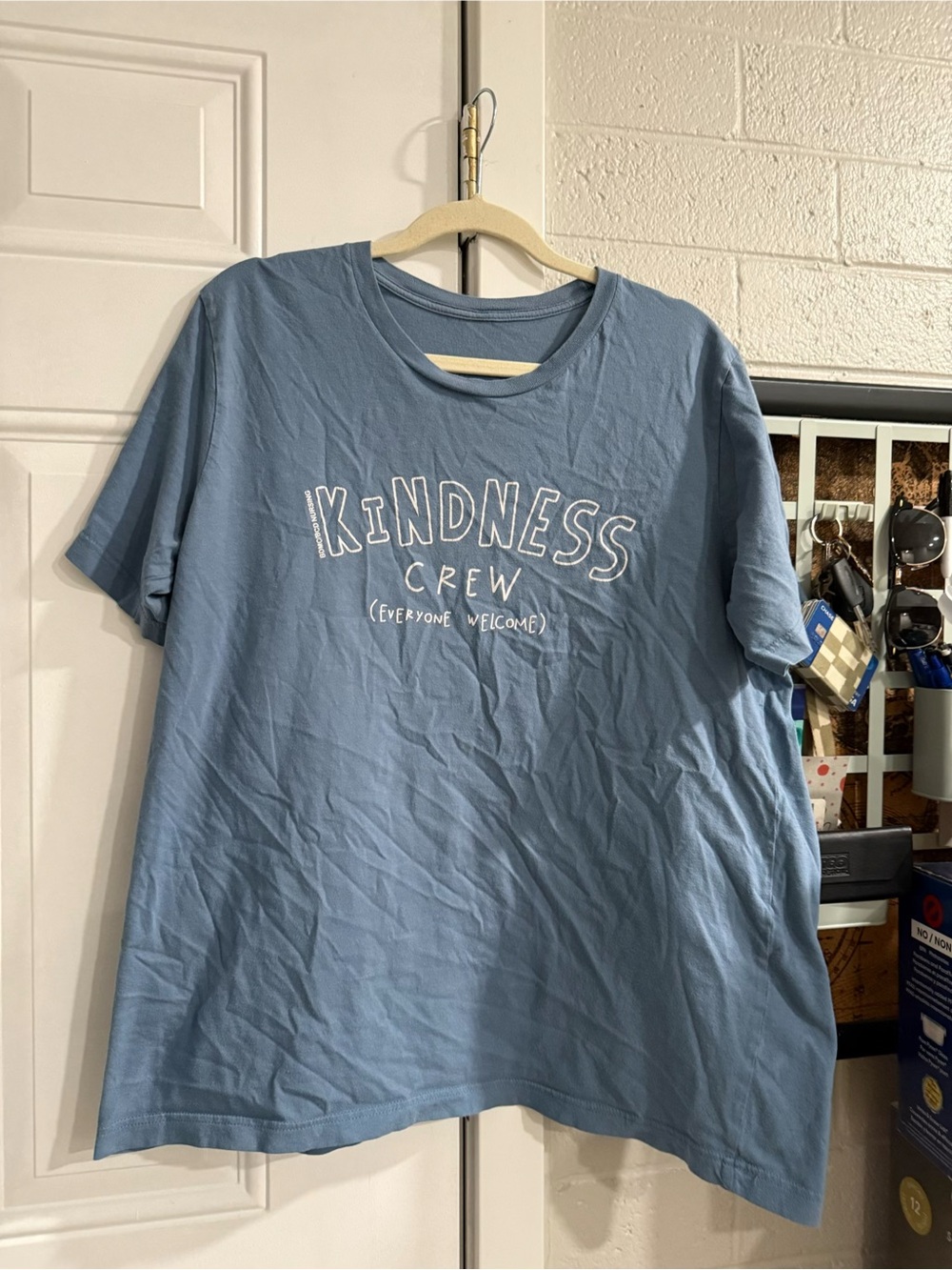 Banner Health Kindness Crew T‑Shirt in Dusty Blue